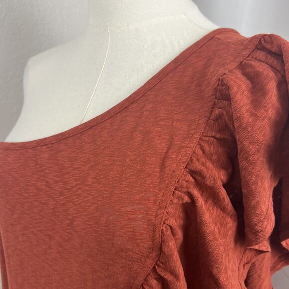 Free People Beach Maxi Dress Womens Small Rust Elisa Goddesscore Boho Resort - Picture 3 of 12